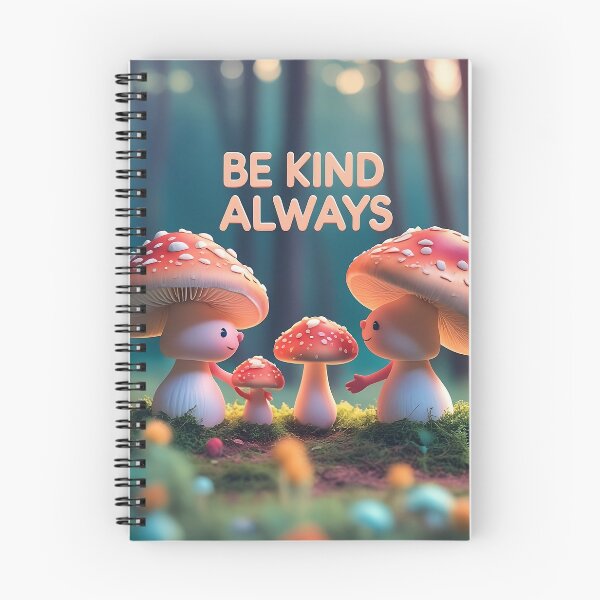 Item preview, Be kind always | cute mushrooms designed and sold by Classy-Artist.