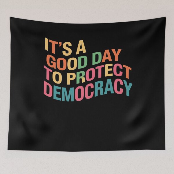 Item preview, Political Shirts, Protect Democracy Shirt Tee,Womens Rights Tee Shirt,Political Shirt,Democrat Shirt Women,Anti-Trump Shirt,Anti Fascism designed and sold by THREE LITTLE BEANS.