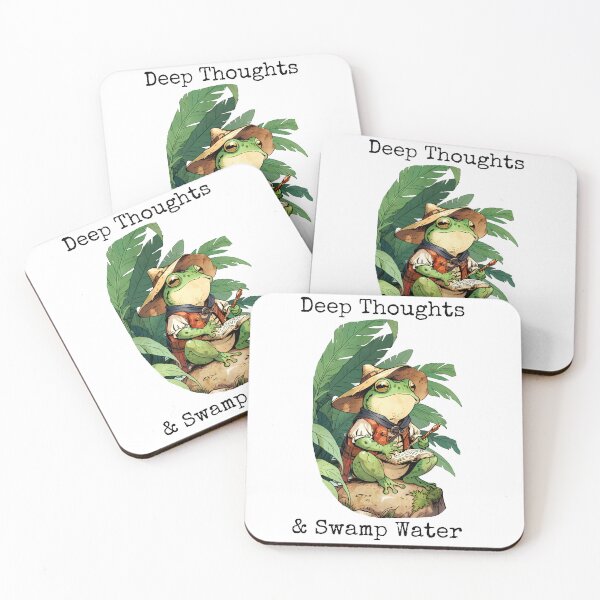 Item preview, Deep thoughts Frog - Writing Song Lyrics in the Forest designed and sold by HiruK.
