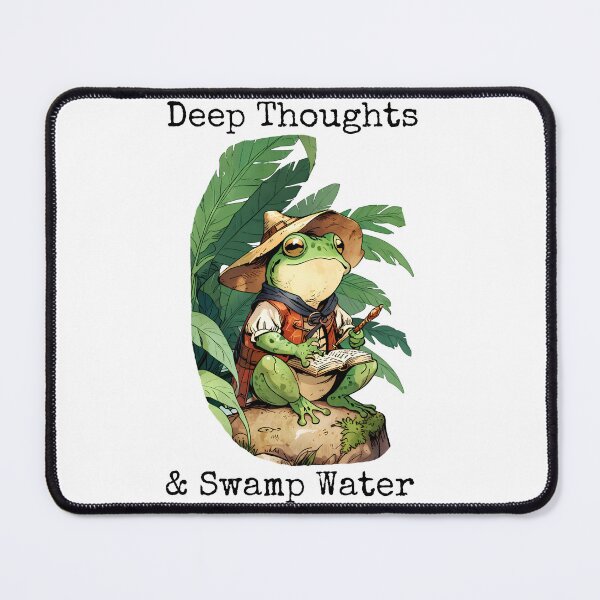 Item preview, Deep thoughts Frog - Writing Song Lyrics in the Forest designed and sold by HiruK.