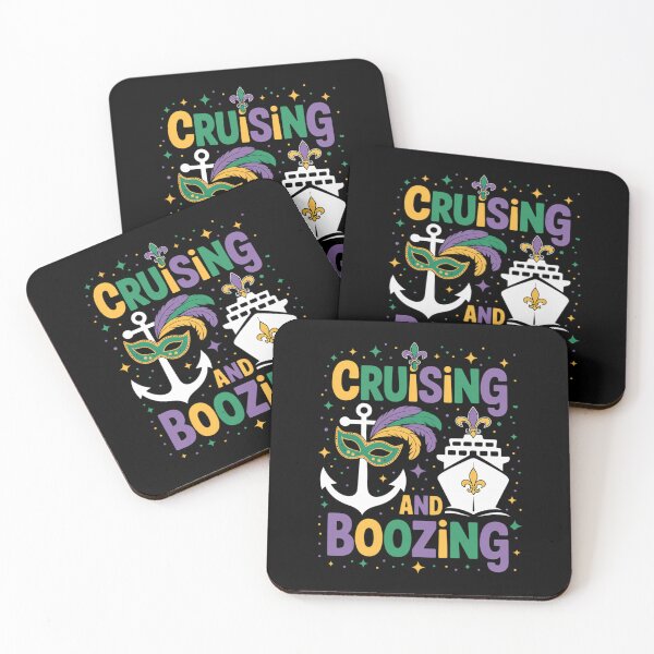 Item preview, Cruising And Boozing Mardi Gras Cruise Family designed and sold by Morphologiona.