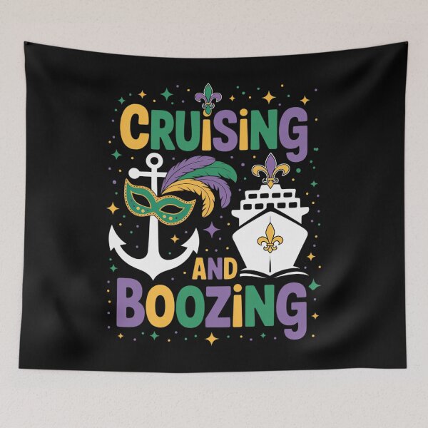 Item preview, Cruising And Boozing Mardi Gras Cruise Family designed and sold by Morphologiona.