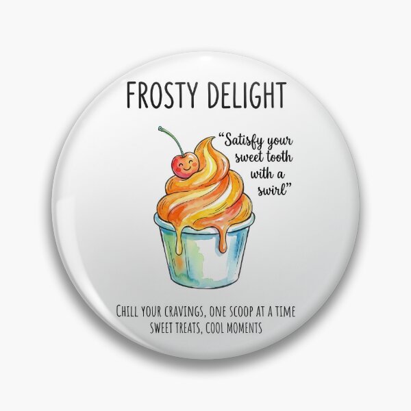 Item preview, Frosty Delight Watercolor Ice Cream Sweet Treat Art designed and sold by LunaPixelStudio.