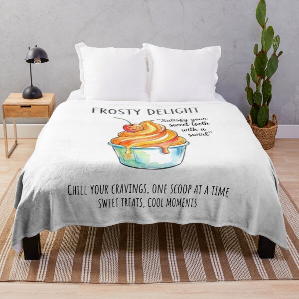 Item preview, Frosty Delight Watercolor Ice Cream Sweet Treat Art designed and sold by LunaPixelStudio.
