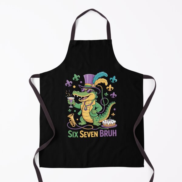 Artikelvorschau, Mardi Gras Mardigator Alligator Six Seven Bruh entworfen und verkauft von Morphologiona.