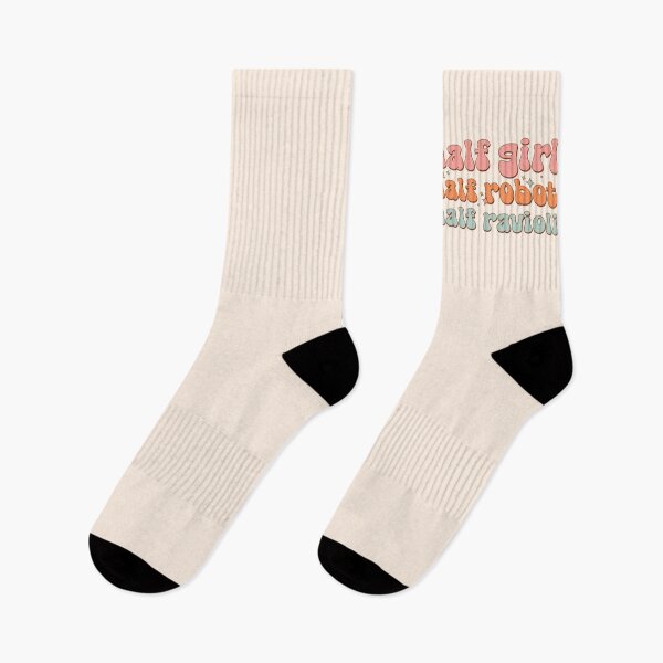 Item preview, Half girl, half robot, half ravioli | y2k comedy designed and sold by MamSelle.