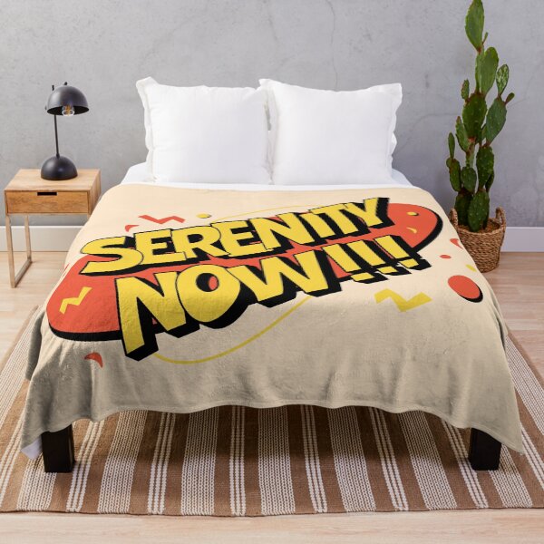 Item preview, Serenity Now | funny anger control phrase designed and sold by MamSelle.