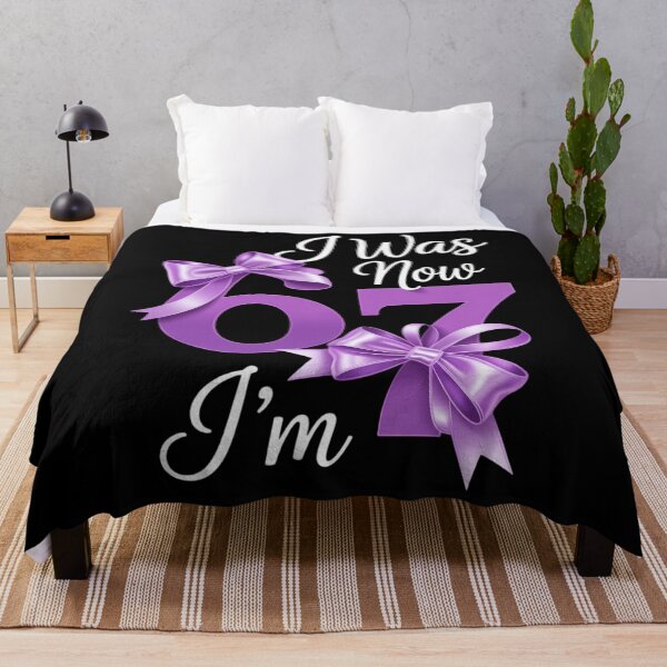 Item preview, I was 6 Now I'm 7 Year Old Birthday 67 Funny designed and sold by Morphologiona.