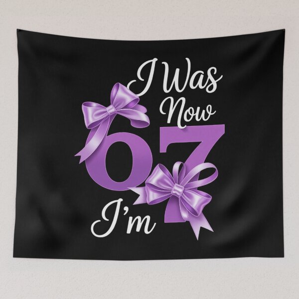 Item preview, I was 6 Now I'm 7 Year Old Birthday 67 Funny designed and sold by Morphologiona.