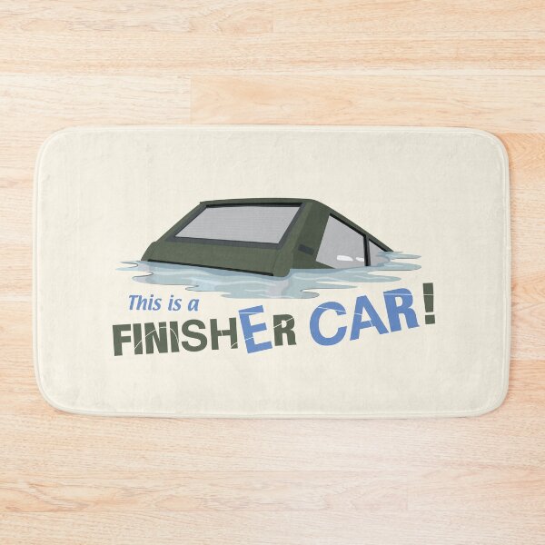Item preview, This is a Finisher car | Funny quote designed and sold by MamSelle.