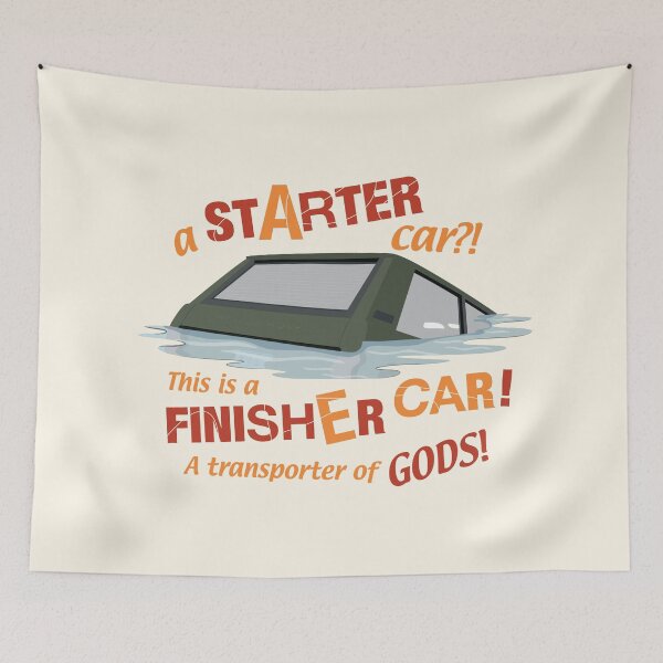 Item preview, Finisher car | Funny quote designed and sold by MamSelle.