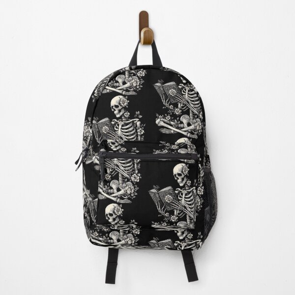 Item preview, Skeleton Book Floral Skull designed and sold by brelihebanac.