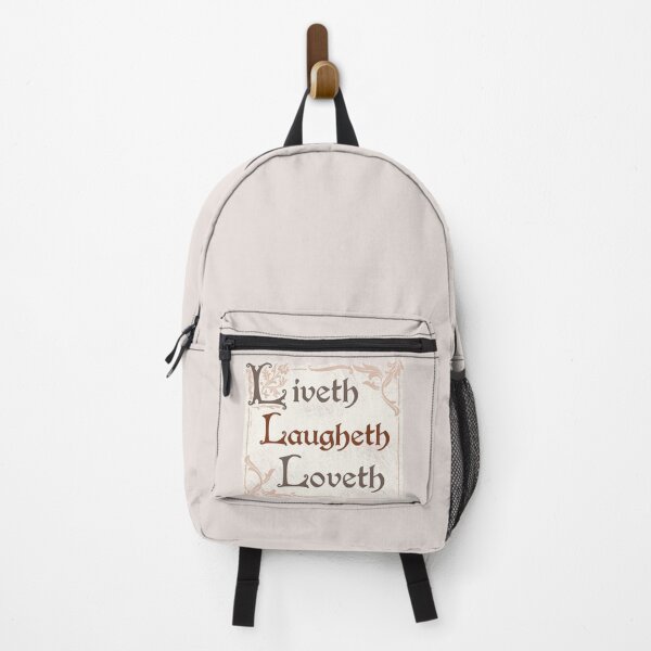 Item preview, Liveth Laugheth Loveth | medieval marginalia motivational parody humor designed and sold by MamSelle.