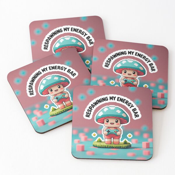 Item preview, Respawning my energy bar | kawaii mushroom designed and sold by Classy-Artist.