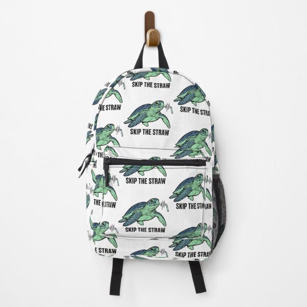 Item preview, Skip The Straw Eco Activist Sea Turtle Cartoon designed and sold by zoughlal.