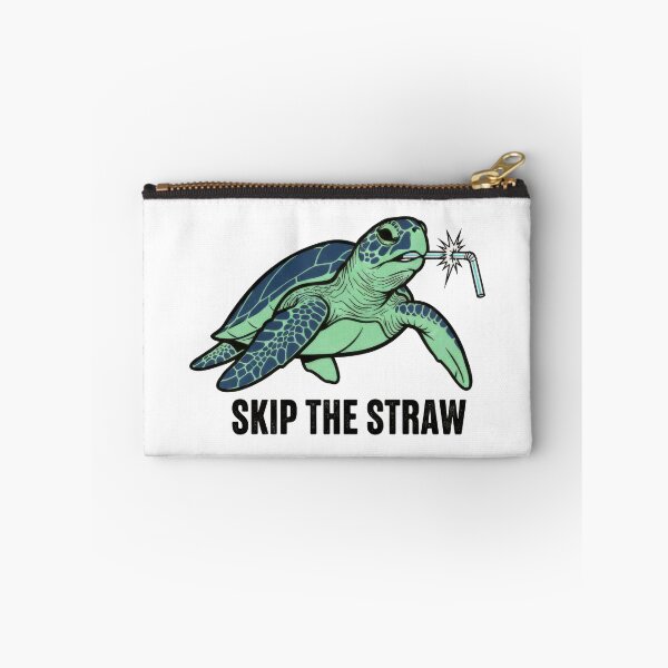 Item preview,  Skip The Straw Eco Activist Sea Turtle Cartoon designed and sold by zoughlal.