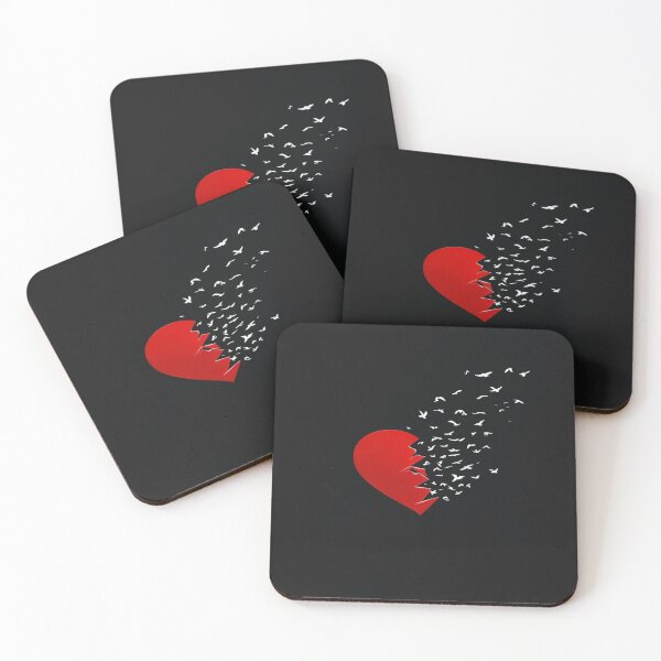 Item preview, A heart pattern from which beautiful birds emerge designed and sold by saly55887.