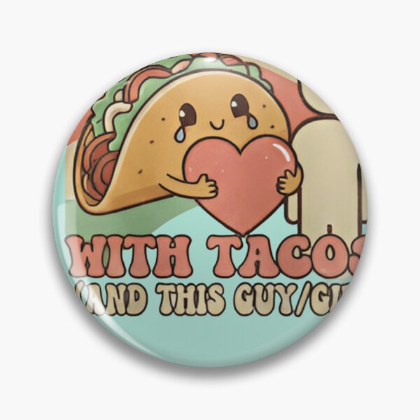 Item preview, Relationship Status: Committed to Tacos Funny Valentine Shirt | Cute Taco Mascot Love Humor Gift designed and sold by ZyxDes.