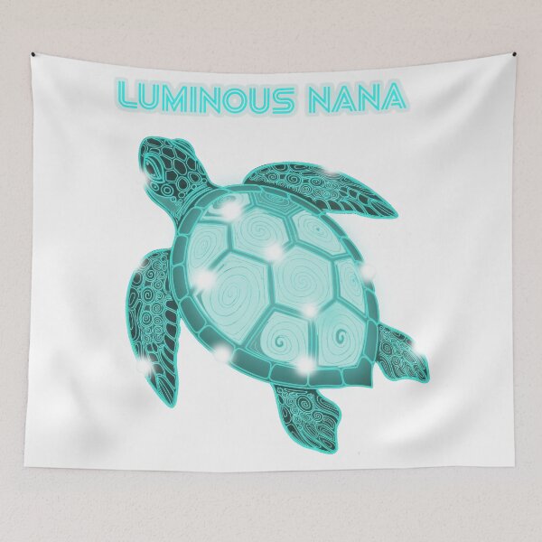 Item preview,  Luminous Nana Neon Mandala Sea Turtle designed and sold by zoughlal.