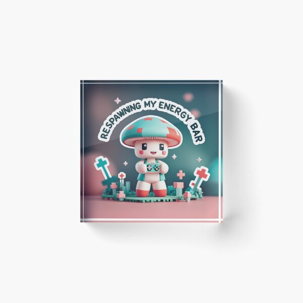 Item preview, Respawning my energy bar | cute mushroom designed and sold by Classy-Artist.