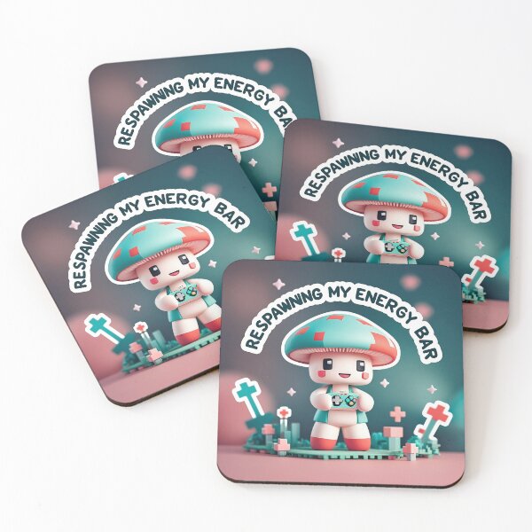 Item preview, Respawning my energy bar | cute mushroom designed and sold by Classy-Artist.