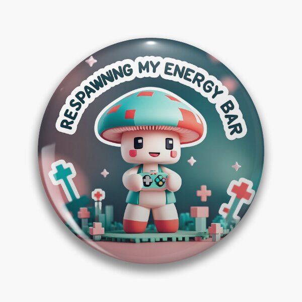 Item preview, Respawning my energy bar | cute mushroom designed and sold by Classy-Artist.