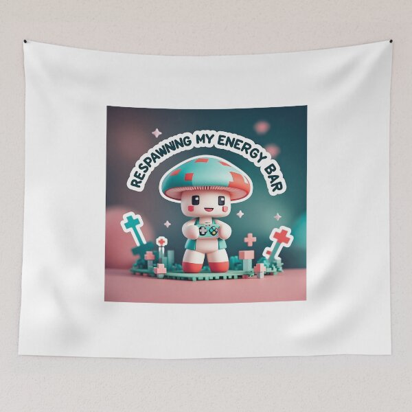 Item preview, Respawning my energy bar | cute mushroom designed and sold by Classy-Artist.