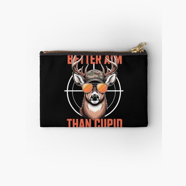 Item preview, Better Aim Than Cupid Hunting Humor designed and sold by Morphologiona.