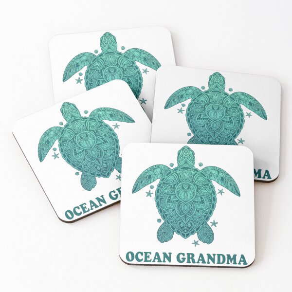 Item preview,  Ocean Grandma Intricate Teal Mandala Art designed and sold by zoughlal.