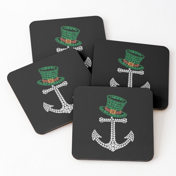 Artikelvorschau, Leprechaun Anchor Shamrocks Cruise Squad St. Patrick's Day entworfen und verkauft von Morphologiona.