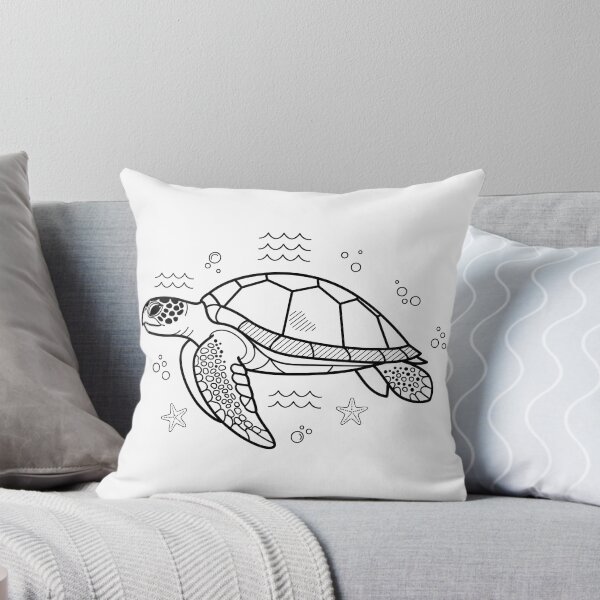 Item preview,  Ocean Pattern Coloring Book Style Line Art designed and sold by zoughlal.