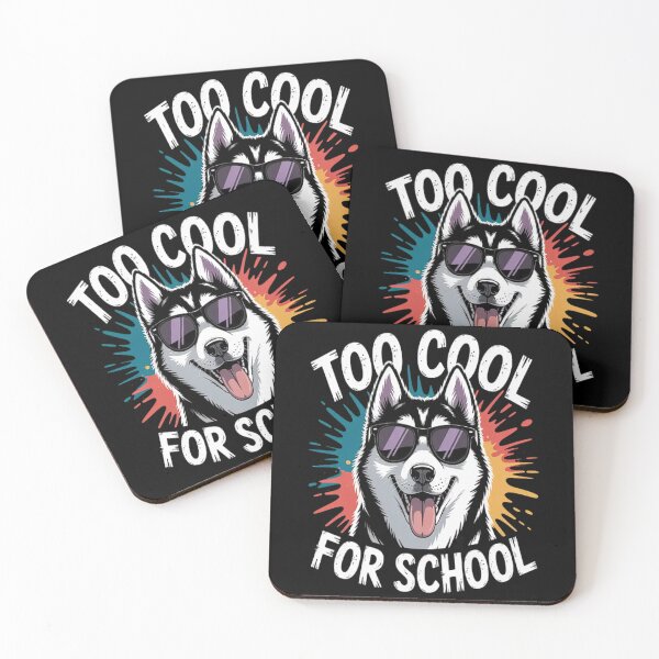 Item preview, Too Cool For School Dog – Back to School designed and sold by gandebro.