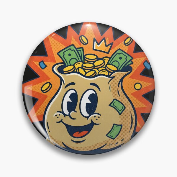 Item preview, The Golden Guffaw: Prosperity’s Puffy Purse designed and sold by AwesomeBeyondLimits.