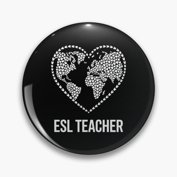 Item preview, ESL Teacher Student Cute Heart Shape English Teacher designed and sold by sterabamineh.