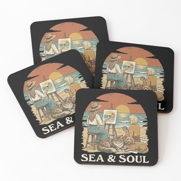 Item preview, Sea and Soul Cockapoo and Maine Coon Cat  designed and sold by RNTStudio.