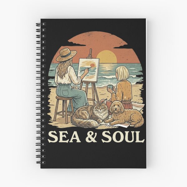 Item preview, Sea and Soul Cockapoo and Maine Coon Cat  designed and sold by RNTStudio.