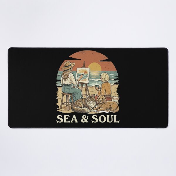 Item preview, Sea and Soul Cockapoo and Maine Coon Cat  designed and sold by RNTStudio.