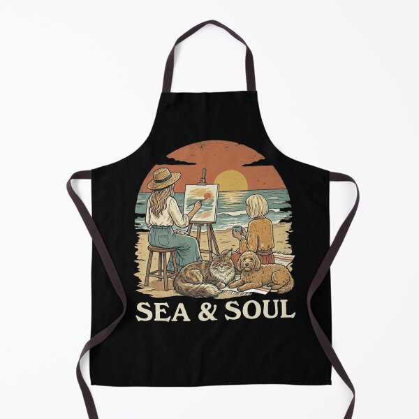 Item preview, Sea and Soul Cockapoo and Maine Coon Cat designed and sold by RNTStudio.