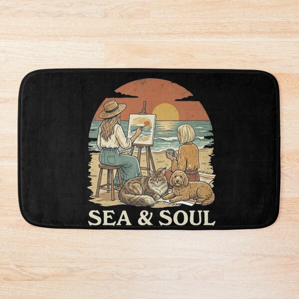 Item preview, Sea and Soul Cockapoo and Maine Coon Cat  designed and sold by RNTStudio.