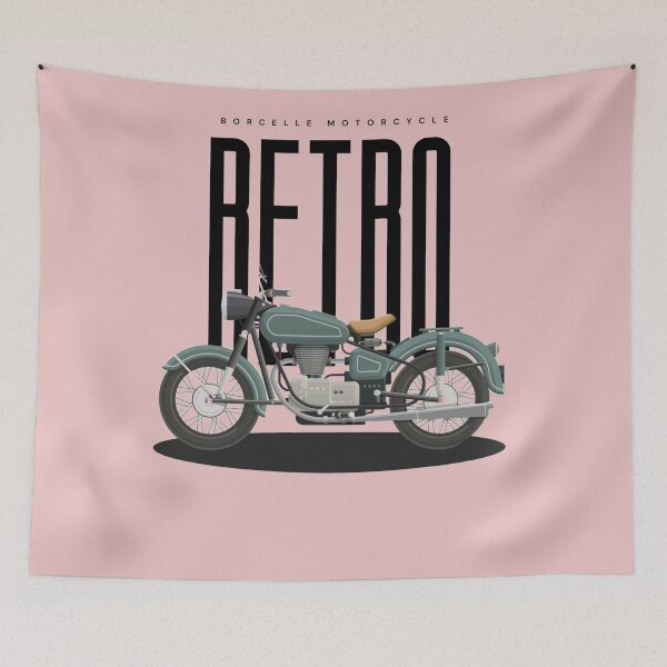 Item preview, Retro MotorcRetro Motorcycle Illustration – Classic Cafe Racer Vintage Bike Artycle Illustration – Classic Cafe Racer Vintage Bike Art designed and sold by RevieusaR.