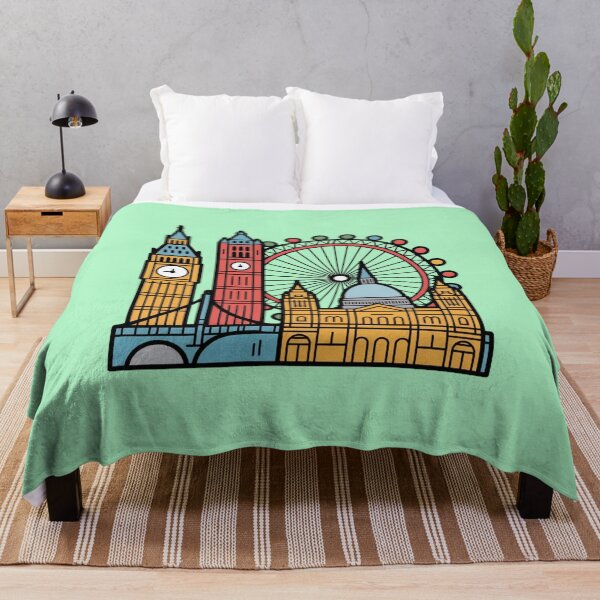 Item preview, Colorful London Skyline Landmark Icons designed and sold by Timeless Design.