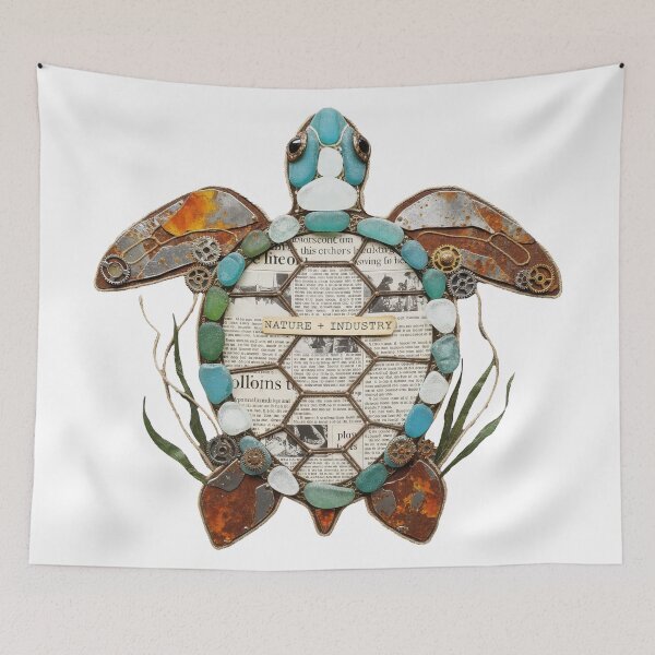 Item preview,  Nature Plus Industry Steampunk Sea Turtle designed and sold by zoughlal.