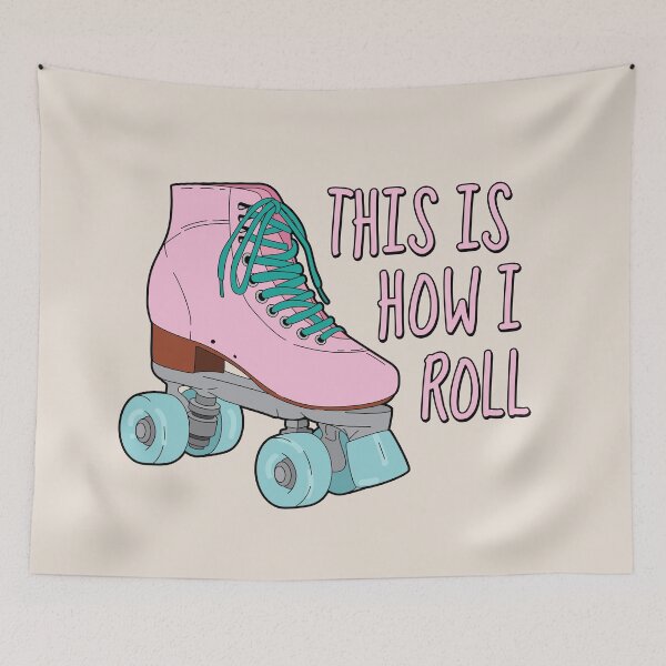 Item preview, This is how I roll 04 | Pink n teal designed and sold by MamSelle.