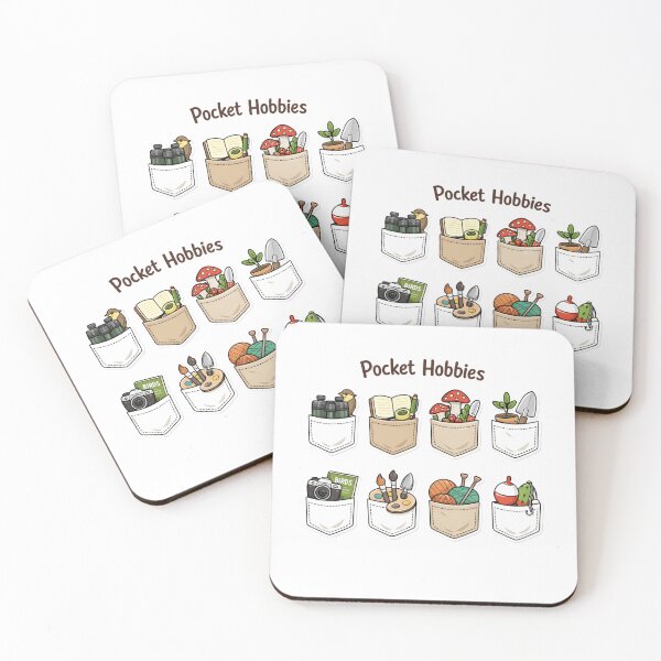 Item preview, Pocket Hobbies Sticker Pack | Micro-Hobby Icons | Birdwatching, Journaling, Foraging & More designed and sold by PopPizzazz.