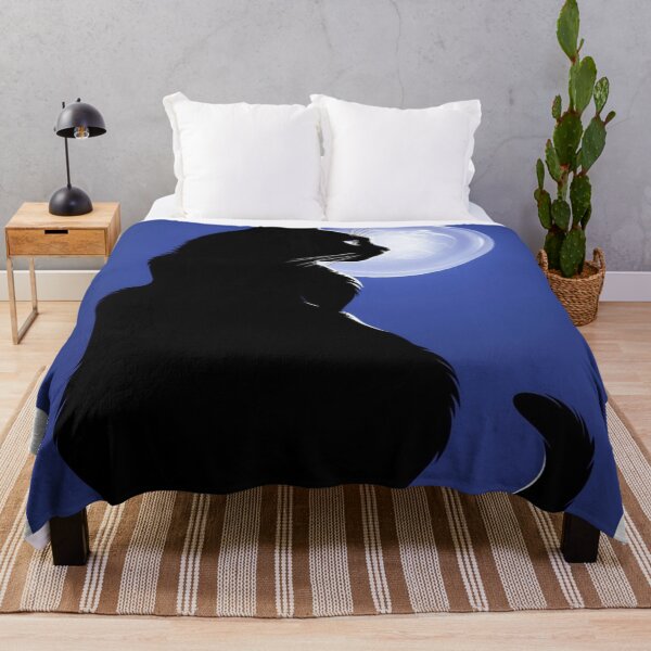 Item preview, A cat with a moon in the background designed and sold by saly55887.