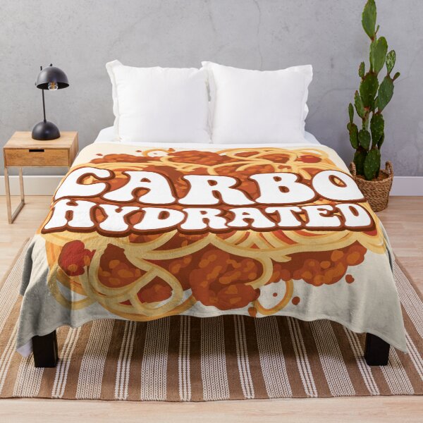 Item preview, Carbo-Hydrated – Funny Spaghetti Quote designed and sold by MamSelle.