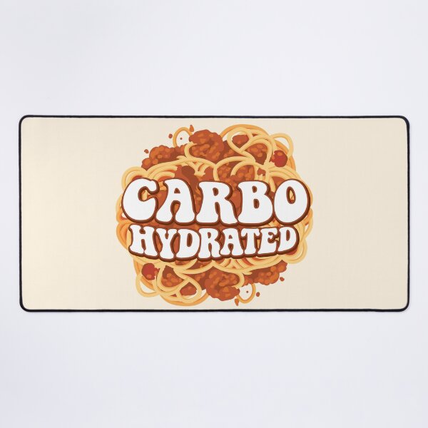 Item preview, Carbo-Hydrated – Funny Spaghetti Quote designed and sold by MamSelle.