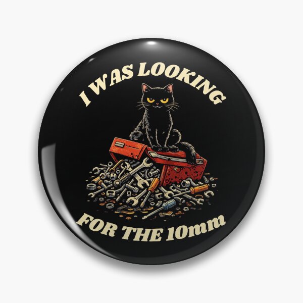 Item preview, Funny Mechanic Cat - I Was Looking For The 10mm Socket designed and sold by JakubDesigns89.