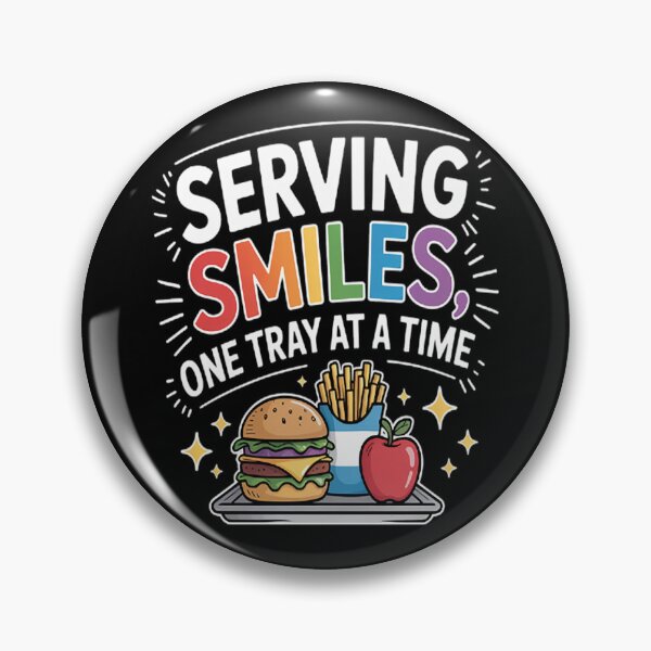 Item preview, Serving Smiles One Tray At A Time Ladies Cafeteria Worker designed and sold by mandiana.