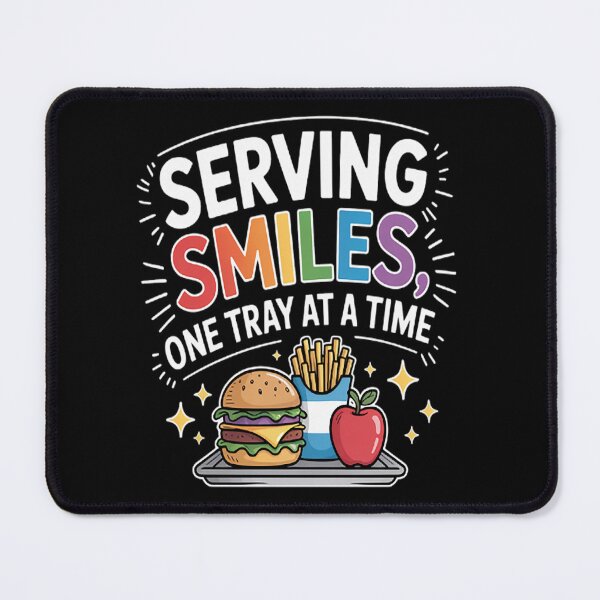 Item preview, Serving Smiles One Tray At A Time Ladies Cafeteria Worker designed and sold by mandiana.
